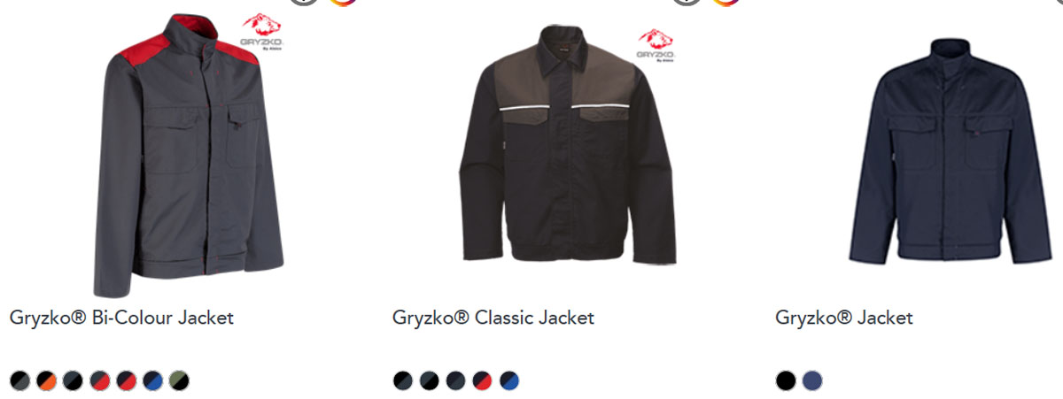 Gryzko Wear at Fairway Personlised Clothing and Merchandise - Leigh-on-sea, Essex
