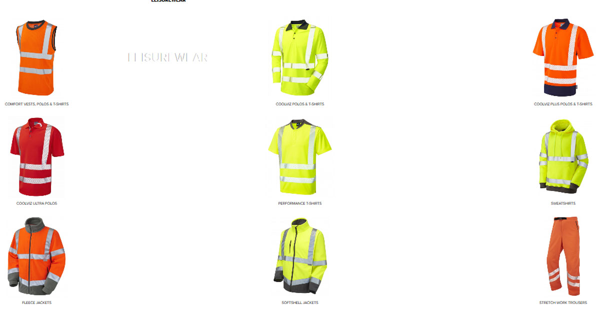 Leisurewear High Viz clothing at Highlands Personlised Clothing and Merchandise - Leigh-on-sea, Essex